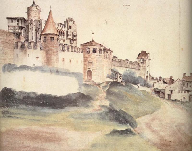Albrecht Durer The Castle at Trent Norge oil painting art